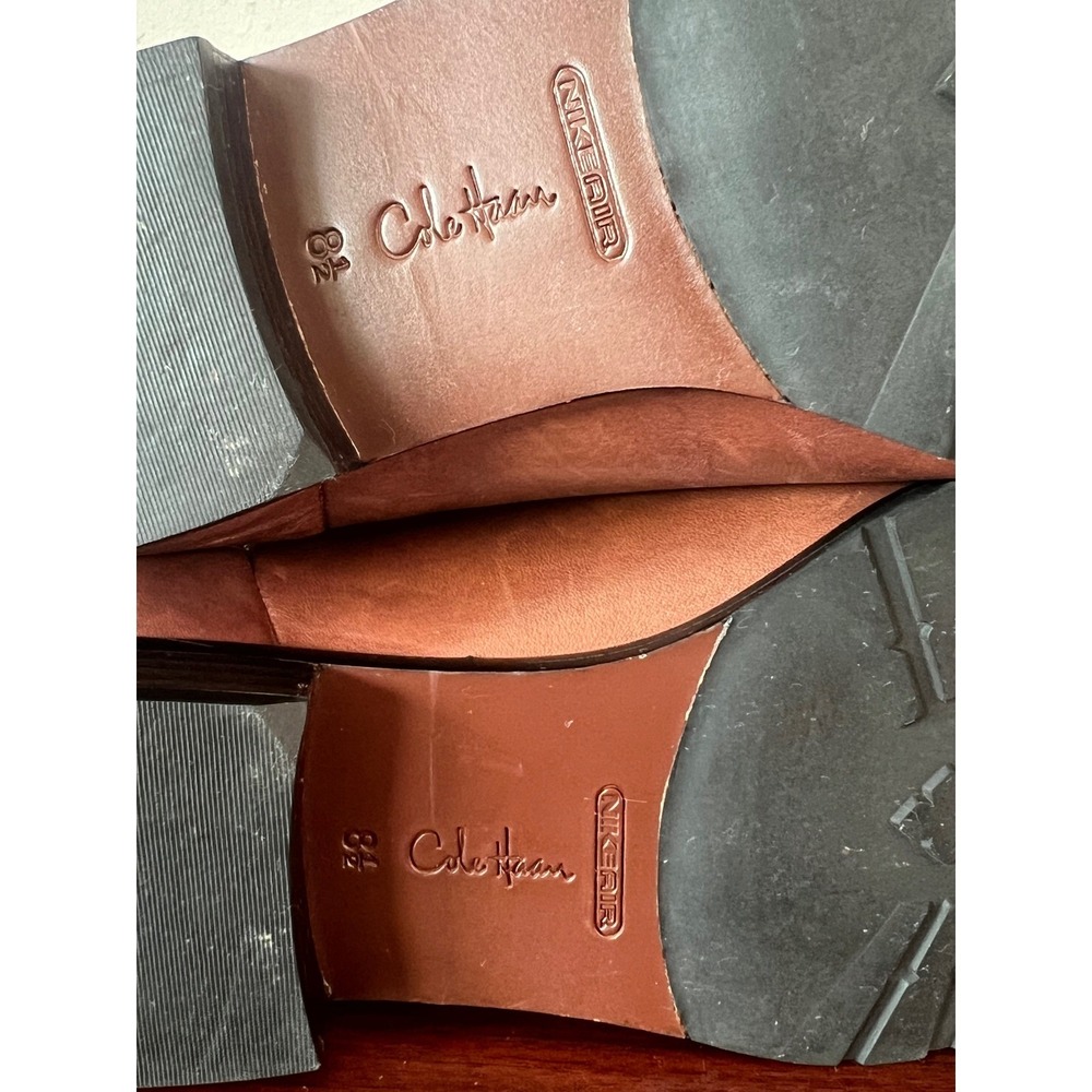Cole Haan British Tan Leather Chelsea Boots D29133 Womens 8.5 B - Picture 9 of 9